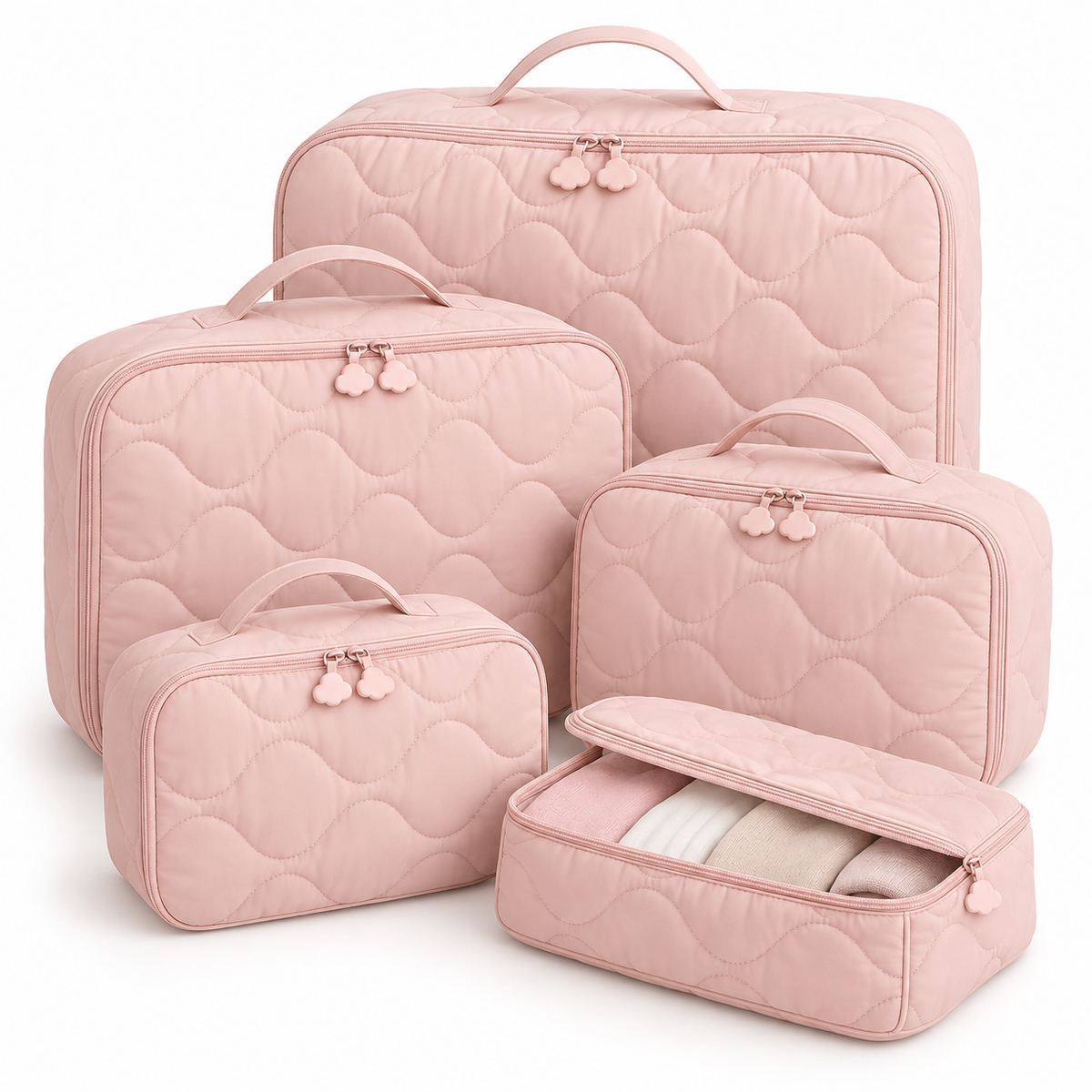 Puffy Cloud Compression Packing Cube Set