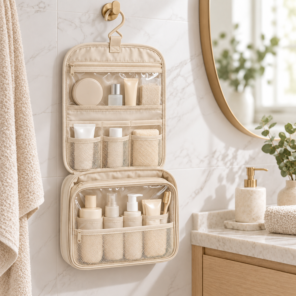 Cloud Window Hanging Toiletry Organizer