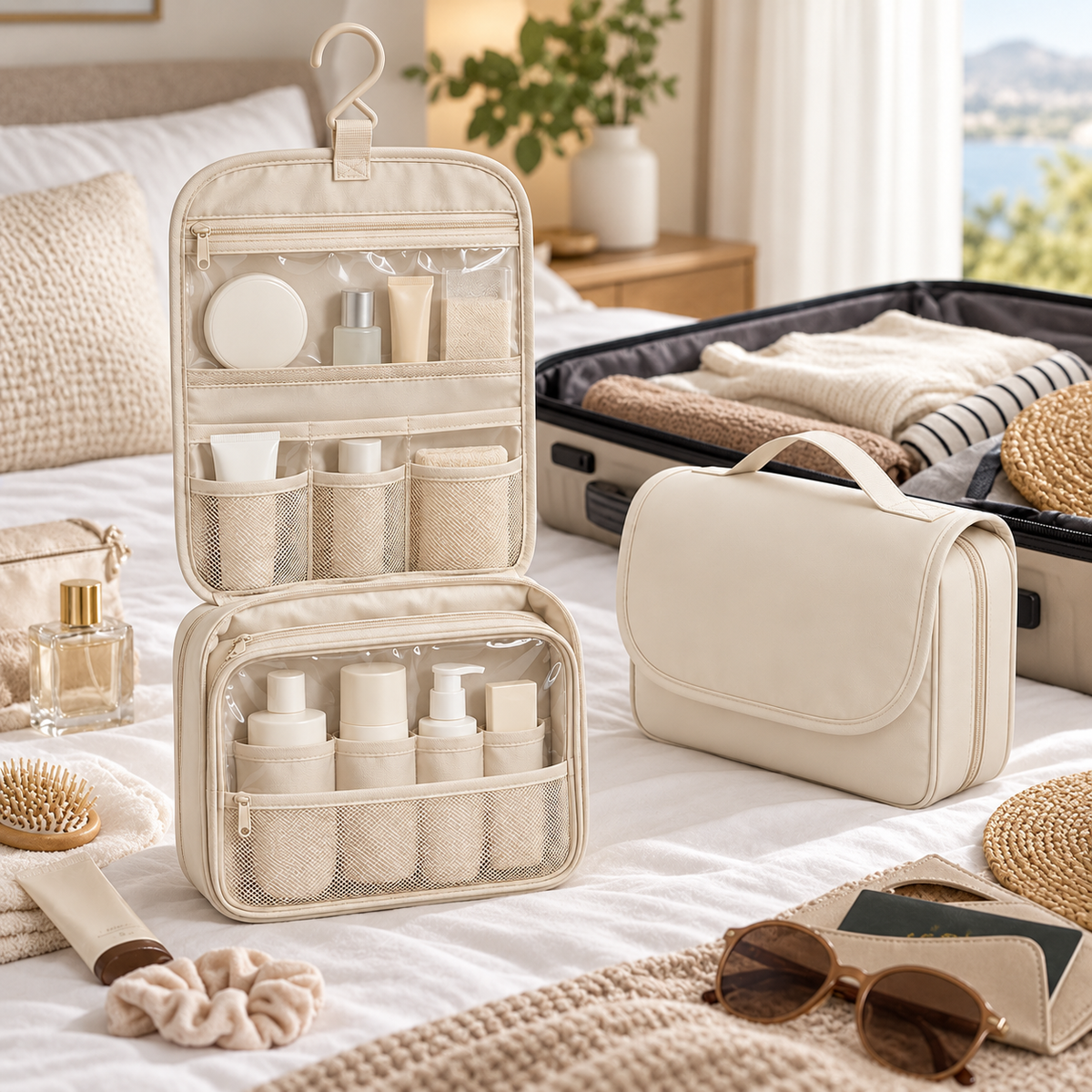 Cloud Window Hanging Toiletry Organizer
