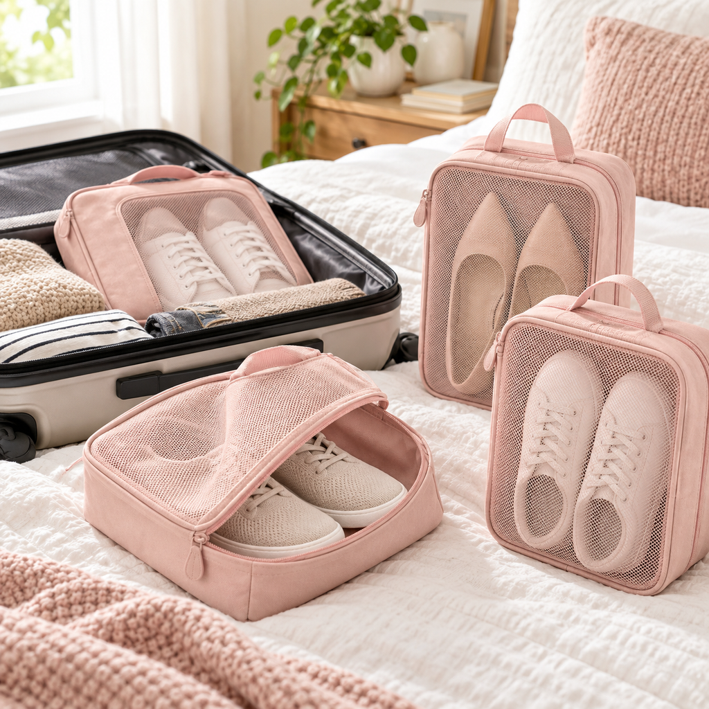Cozy Step Travel Shoe Organizer Set