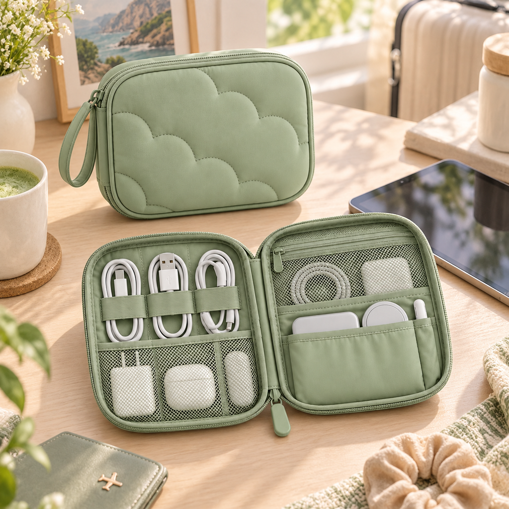 Mini Cloud Tech Travel Organizer