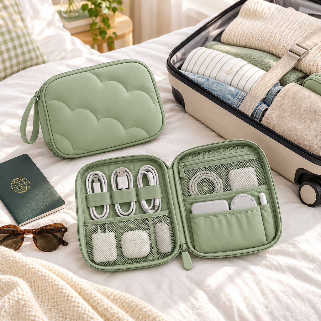 Mini Cloud Tech Travel Organizer