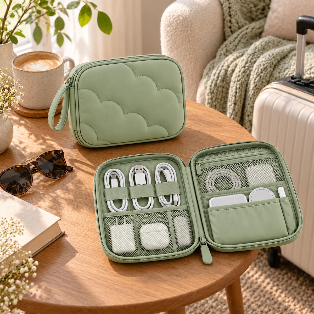 Mini Cloud Tech Travel Organizer